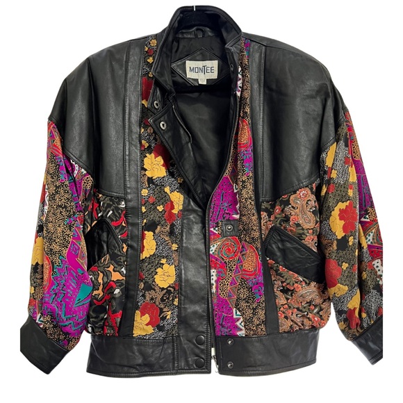 Vintage Montee Leather Jacket - Picture 1 of 10